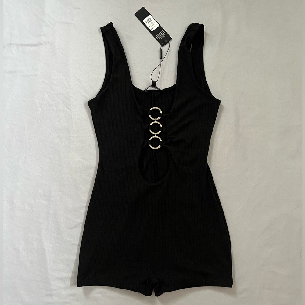 Black fashionnova romper